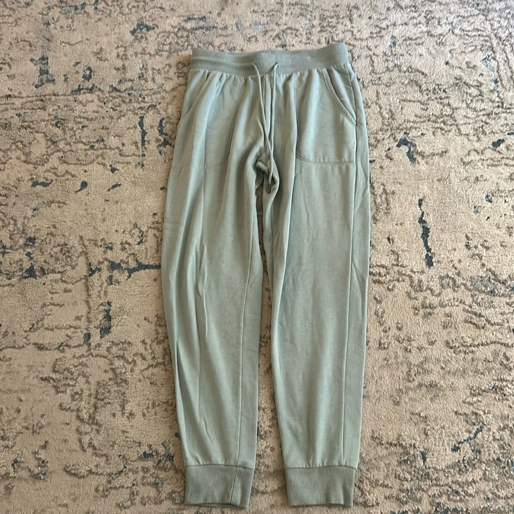 Green joggers